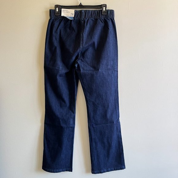 NEW Soft Surroundings‎ Petites Bootcut Full Length Jeans Leggings Size 10 Petite - Picture 6 of 9